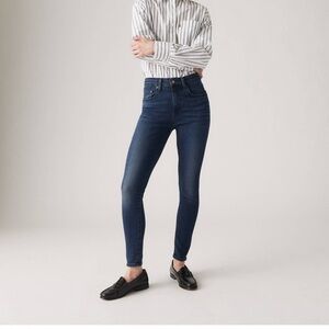 Levi's 721 Dark Blue Women's High Rise Skinny Jeans